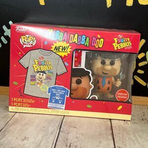 Funko Pop Tees Fruity Pebbles Yabba Dabba Doo Pop Tee Bundle Gamestop Exclusive